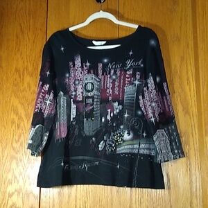 Christopher & Banks brand holiday top, size XL